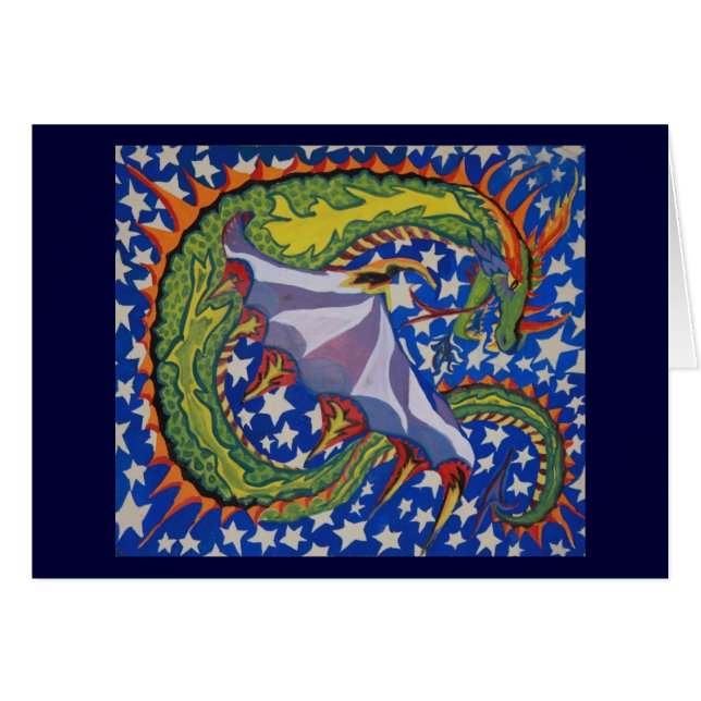 Dragón en las estrellas (Anverso (Horizontal))