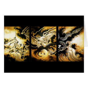 Dragón en las nubes Hiroshige Bella Artes japonés