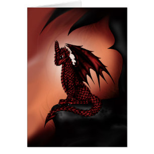 dragón épico rojo