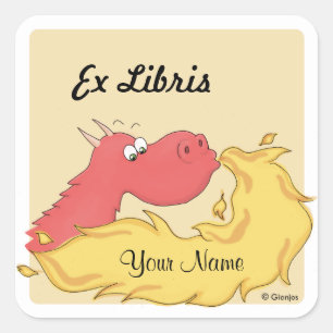 Dragon Ex Libris / Etiqueta del libro