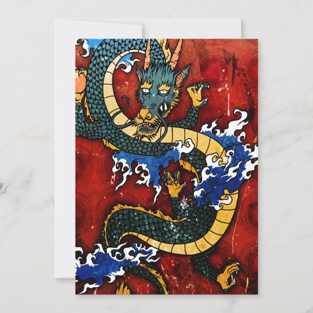 Dragón japonés (Anverso)