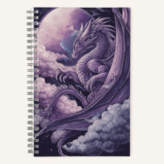 Dragón Lilac en el diario nubes