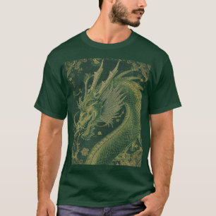 Dragón mítico Diseño de camiseta de dragón de fa