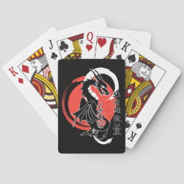Dragón negro, cartas de juego de luna roja