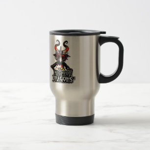 Dragón negro del MD 15 onzas. Taza del viaje