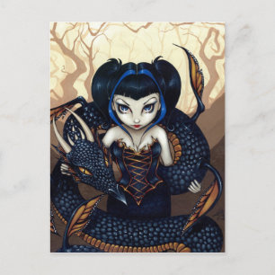 "Dragón Oscuro" Tarjeta postal