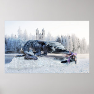 Dragón Poster de arte fantástico