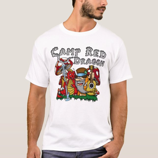 Dragón Rojo Campamento 2025 A.C. Camiseta Blanca D (Anverso)