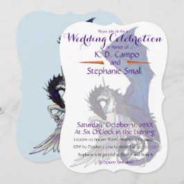 Dragón rojo de la invitación a la celebración del 