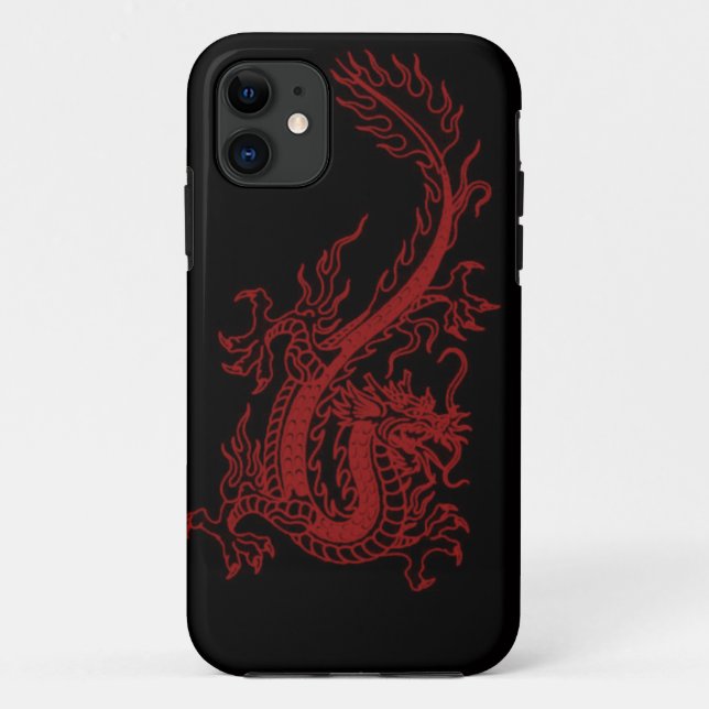 Dragón rojo Glaurung iPhone 5 Funda (Reverso)