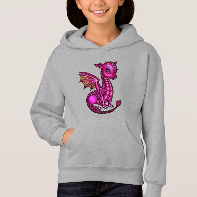 Dragón Rosa Bebé Adorable (Anverso)