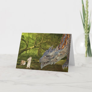 Dragon se reúne con la tarjeta de felicitación Bun