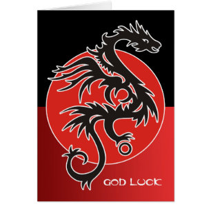 Dragon Sun Power - blanco rojo negro + tus ideas