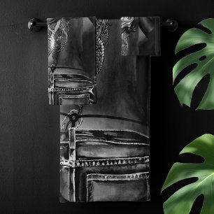 Dragon Tattoo Woman Black White