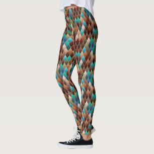 Dragón Tierra Escales Leggings