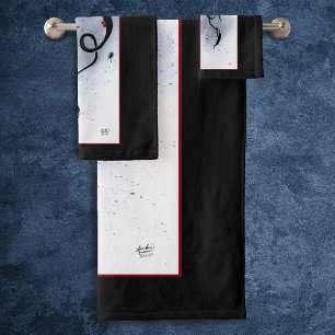 Dragón Tribal Negro Rojo y Azul en Negrita con Flo