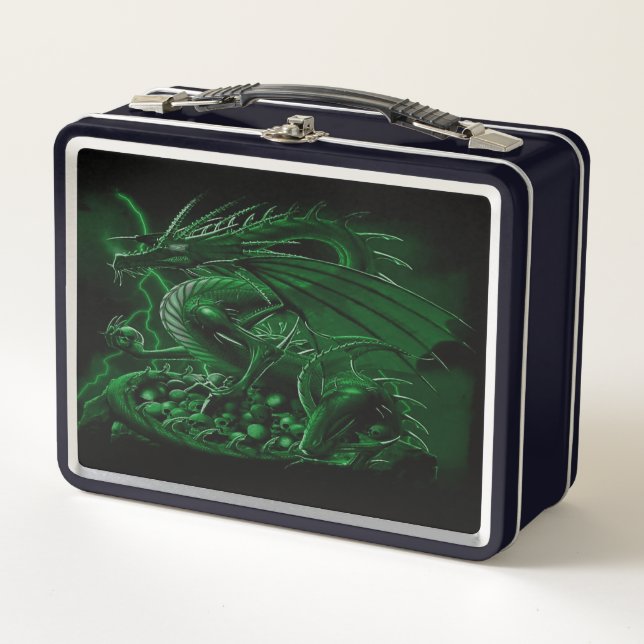 Dragón verde fantástico (Anverso)