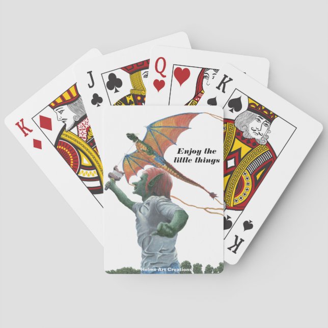 Dragón Volador Goblin Kite Pequeñas Cartas De Cosa (Reverso)