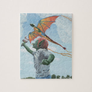 Dragón volador Goblin Kite Pequeño rompecabezas de