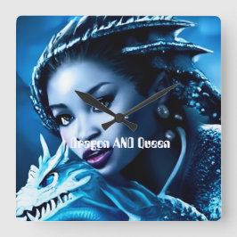 Dragón y su reloj de pared