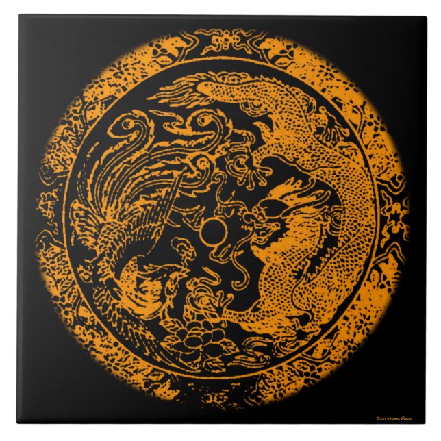Dragón y teja de Phoenix (Frente)