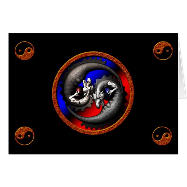 Dragón Yin-Yang (Anverso (Horizontal))