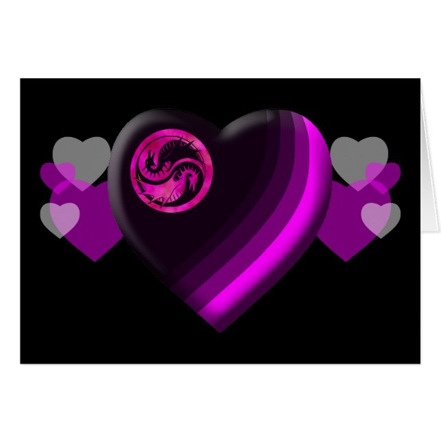 Dragón Yin Yang (Anverso (Horizontal))