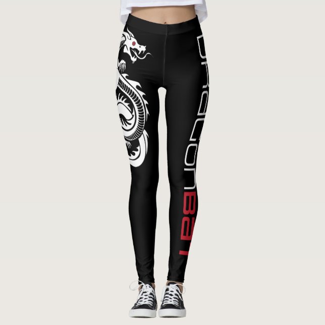 DRAGONBAT: Leggings de tenis de mesa para mujeres (Anverso)