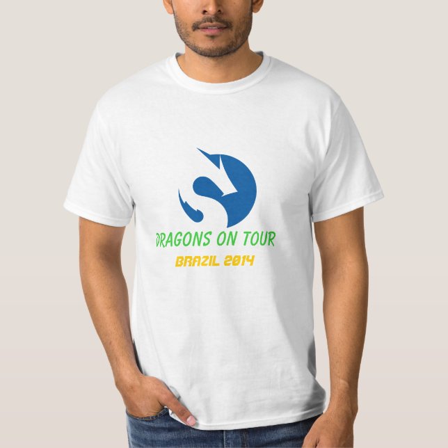 Dragones blancos en la camisa del viaje (Anverso)