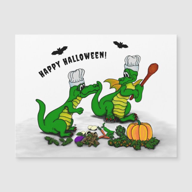 Dragones - ¡Feliz Halloween! Hoy cocinaré (Anverso)