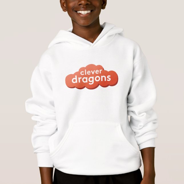 Dragones inteligentes sudaderas sin personalizació (Anverso)