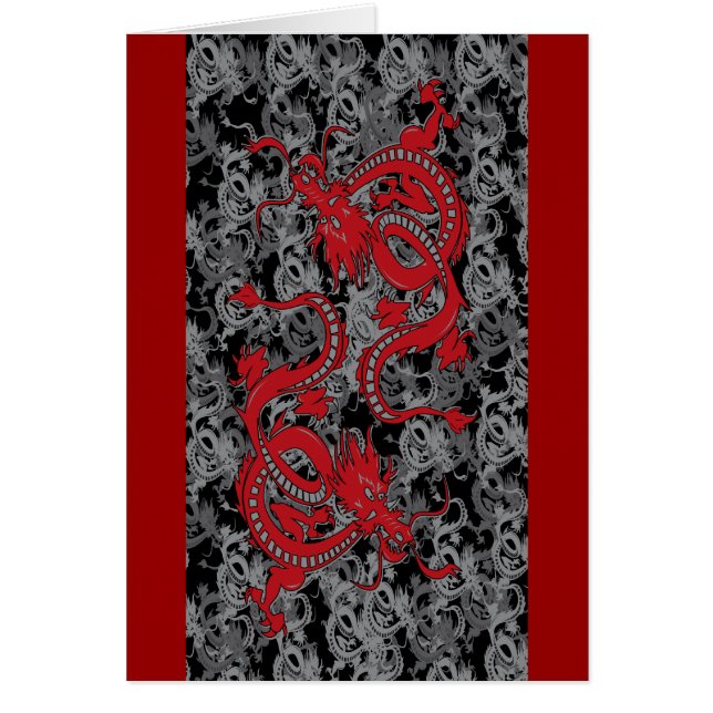 Dragones rojos Ying Yang (Frente)