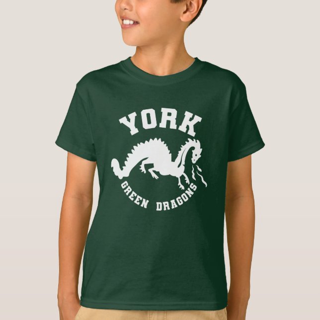 Dragones verdes de York camiseta de niño - Verde (Anverso)