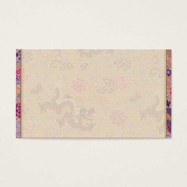 Dragones y flores (Frente)