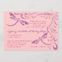 DRAGONFLIES B'nai Mitzvah Invitación