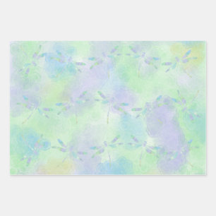 Dragonflies Envolver hojas de papel