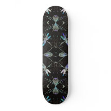 Dragonflies Jeweld Skateboard