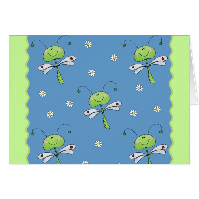 Dragonflies y Daisies (Anverso (Horizontal))