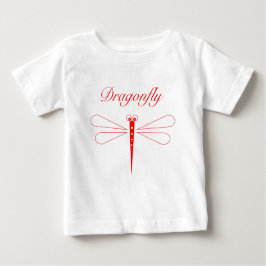 Dragonfly - Camiseta fina de Jersey para bebé blan