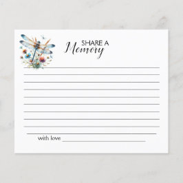 Dragonfly comparte una tarjeta funeraria simple de