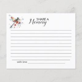 Dragonfly comparte una tarjeta funeraria simple de