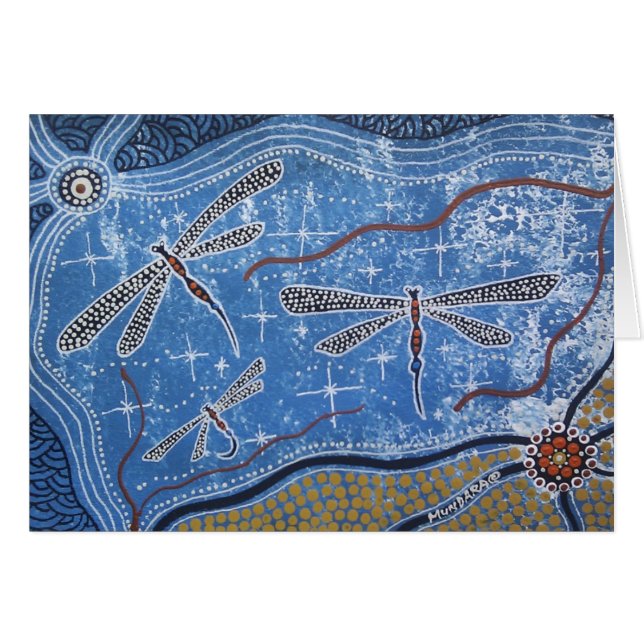 DRAGONFLY DREAMING Card (Anverso (Horizontal))