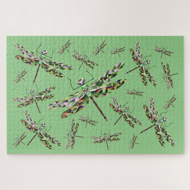 Dragonfly empuja usted Bocos 1014 rompecabezas de  (Horizontal)