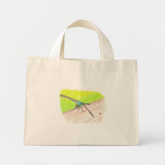 Dragonfly en acuarela, bolsas de lona