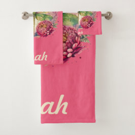 Dragonfly floral elegante con nombre personalizado