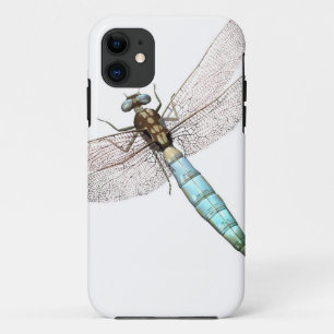 Dragonfly sobre estuche para iPhone de Funda blanc