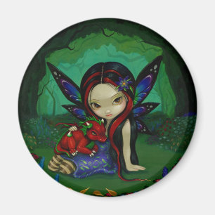"Dragonling imán del jardín I"