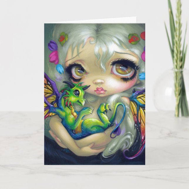 "Dragonling querido tarjeta de felicitación de IV" (Anverso)