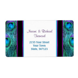 Drama de pluma de pavo real - Etiqueta de direcció