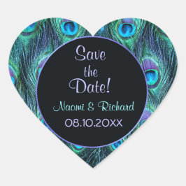 Drama de pluma de pavo real - Sello Boda - Persona